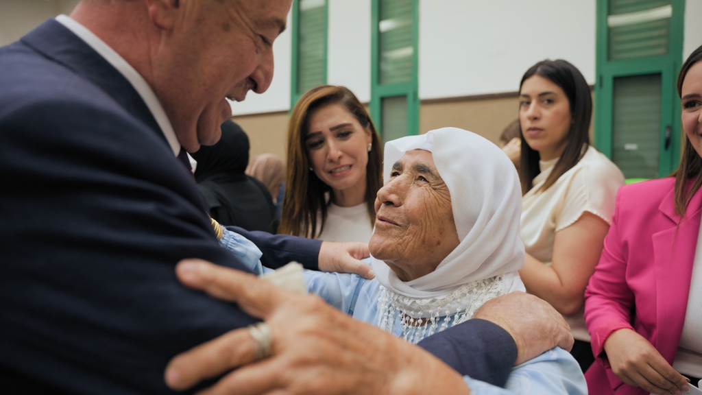 חלוקת ערכות חירום – כפר טורען. קרדיט צילום: אריאל חנין